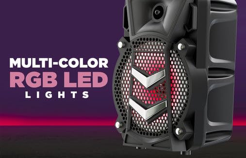 Image of Intex T-150 Trolley Speaker with USB /FM /AUX /TF /MIC /BT