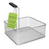 CubetasGastronorm ® Cesta Freidora 300x310x121mm Acero Inoxidable Profesional Repuesto Hosteleria Compatible Con Repagas Gas Coccion Cocina Restauracion Uso Intensivo Reparar Maquina