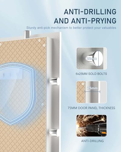 Image of TIGERKING Large Safe for Home 5.9 Cu Ft,Dual-Control Lock