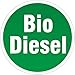 Produktbild Aufkleber Biodiesel 8 cm rund 10 Stück PVC Folie selbstklebend wetter- und UV-fest