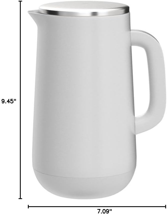 Diagram showing the dimensions of the WMF Impulse Insulated Jug