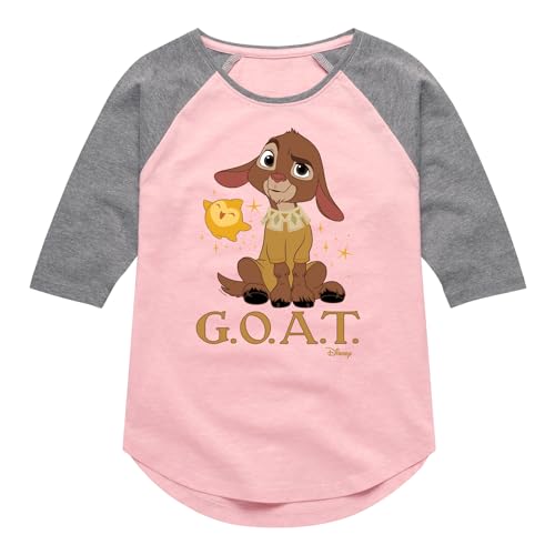 Disney Wish - Valentino Goat - Toddler & Youth Girls Raglan Graphic T-Shirt - Main Image