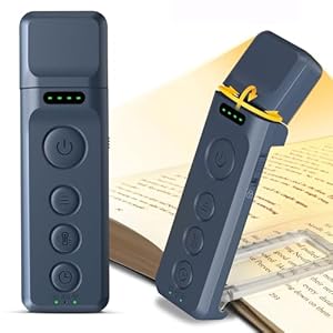 Glocusent Leselampe mit Einschlafhilfe und Timer