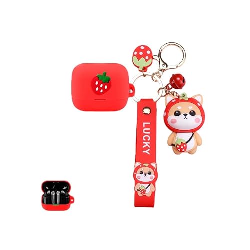 For EarFun Air Pro 4+�iplus�j �C���z���p�ی�P�[�X �ϏՌ��A�V���R���f�ށA�����h�~�t�b�N�t���A�[�d�\�A����~�߁A�w��h�~�A�C���z�����[�P�[�X�A���S�ی�A�h���A�h�o�A�y�ʁA�����h�~ (�J���r�i + �����h�~�X�g���b�v�j (H)