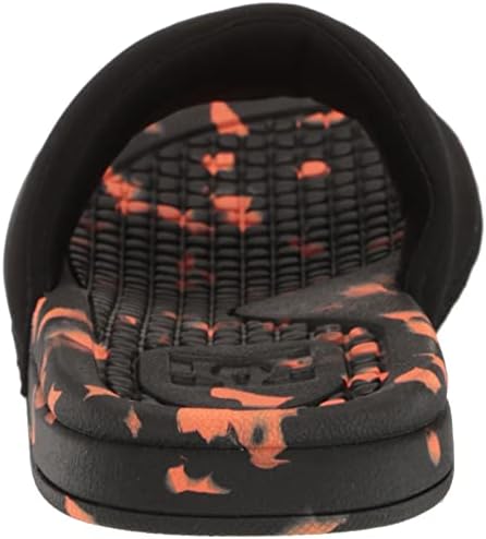 DC Men's Bolsa Slide Sandal, Orange/Black, 6 | Image 2