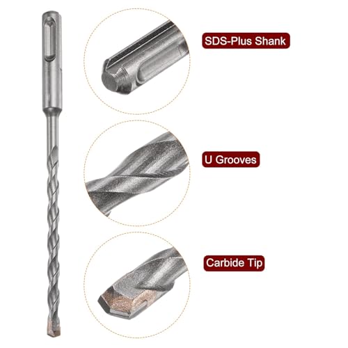 Broca para martillo perforador Plus 8mm: accesorio de perforación para hormigón 4