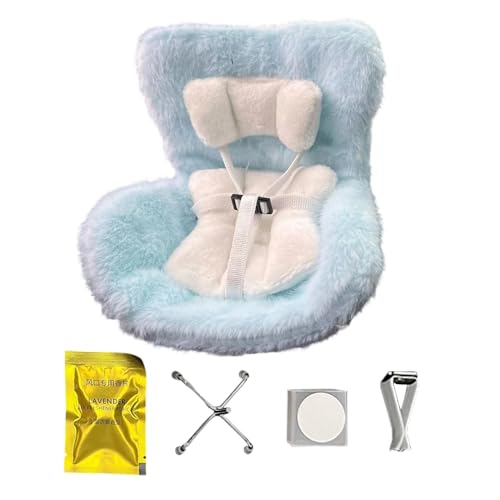 Sillas de Coche para Muñecas Bebé - De Muñecas Recién Nacidas | Silla Capazo De Peluche 17cm Decoración Tienda Juegos Niñas Viajes Mujeres Colección Vehículos Guardería