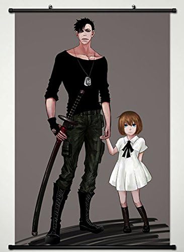 Gangsta Wall Scroll Poster Fabric Painting For Anime Nicolas Brown & Nina 006 S