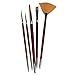 Produktbild RAYHER 37056000 Pinselset Hobby Kreativ, FSC 100%, sortiert, SB-Beutel 5 Stück