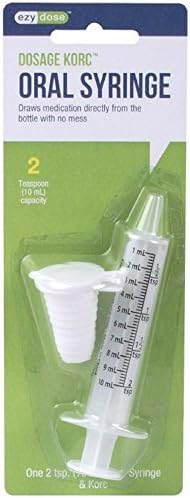 Ezy Dose Oral Syringe with Dosage Korc 10 ml, 1 ea (Pack of 10)