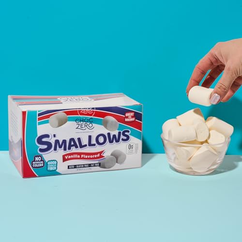 ChocZero Sugar Free Marshmallows, Keto Marshmallow, Gluten Free, 0g Fat, Zero Sugars, Healthy Low Carb, 10.5 Oz