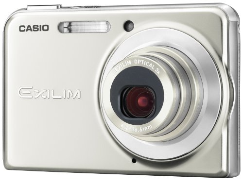 Casio EXILIM EX-S880 Appareil photo numérique 8MP écran 2,8'' batterie mémoire flash interne 10,8MB slot SDHC / MMC best shot YOUTUBE face detaction 17 mm d'épaisseur station d'accueil silver