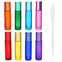 Algopix Similar Product 1 - Lurrose 8pcs Essential Oil Bottles Mini