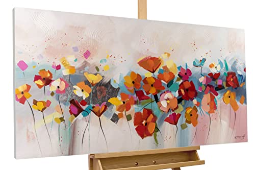 KunstLoft Peinture Acrylique sur Toile 'Harmony of Colours' 120x60cm Peinte à la Main Cover