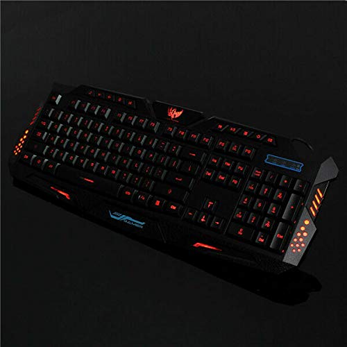 Gaming Keyboard Wired - Wire Gaming Keyboard - M200 Usb 3 Colors Led Backlit Wired Gaming Keyboard (Wired Mechanical Gaming Keyboard)