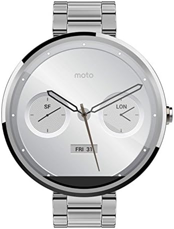 Amazon.com: Motorola Moto 360 SmartWatch, natural metal, 18 mm) :  Electrónica