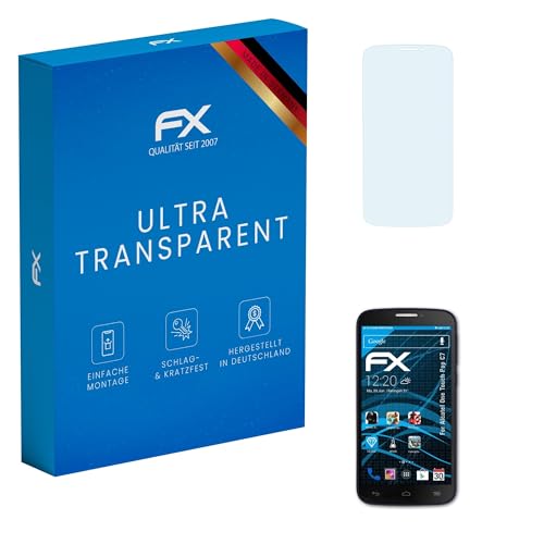 atFoliX Schutzfolie kompatibel mit Alcatel One Touch Pop C7 Folie, ultraklare FX Bildschirmschutzfolie (3X)
