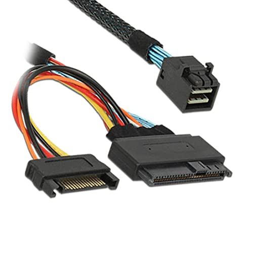 Cable MINI SAS 36P SFF-8643 a SFF-8639 50 cm miniatura 4