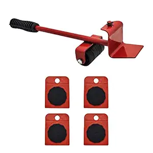 Hyderon Furniture Shifting Tool/Heavy Furniture Lifter and Mover Tool Set/Furniture Move Roller Tools Max Up for 150KG 360 Degree Rotatable Pads Redesign Your Living Space (Random Colors)