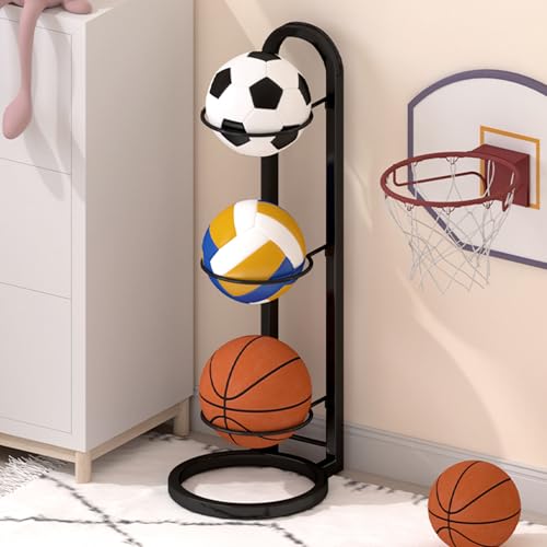 Support de rangement pour ballons de sport meuble vertical gain de place