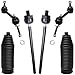Detroit Axle - Front End 12pc Suspension Kit for 2003-2011 Mercury Grand Marquis Ford Crown Victoria Town Car, 2 Upper Control Arms 2 Lower Ball Joints 4 Tie Rods 2 Boots 2 Sway Bars Replacement