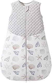 Fairy Baby Sleeping Bag 1.5 TOG Unisex Wearable Blanket Swaddle for Newborn Soft Cotton Sleeveless Sleeping Sack with Double Zipper