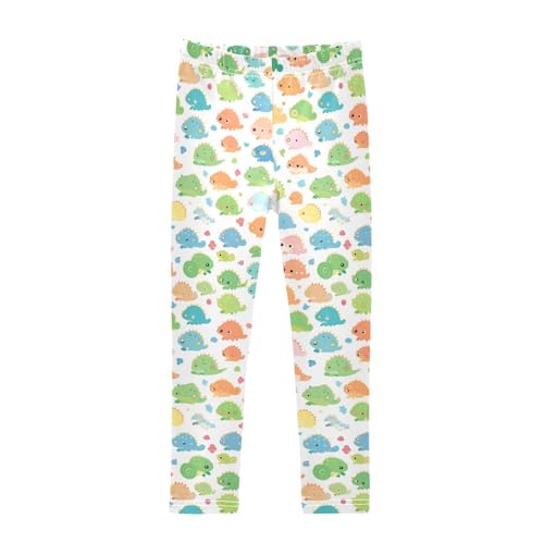 Chameleon Cute Cartoon Kids Colorful Toddler Girls Active Leggings Fashion High Waisted Athleisure Pants Exercise