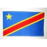 AZ FLAG - Democratic Republic Of The Congo Flag - 3x5 Ft - 100D Polyester Congolese Banner with Two Metal Grommets - Fade Resistant - Vivid Colors - 3' x 5' Feet - 150x90 Cm