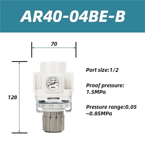 Régulateur de pression pour compresseur d'air AR40 idéal atelier et garage