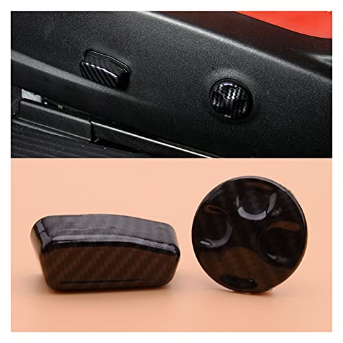 Adhesivo de fibra de carbono ABS para ajuste de asiento de coche (Modelos 2015+) 2