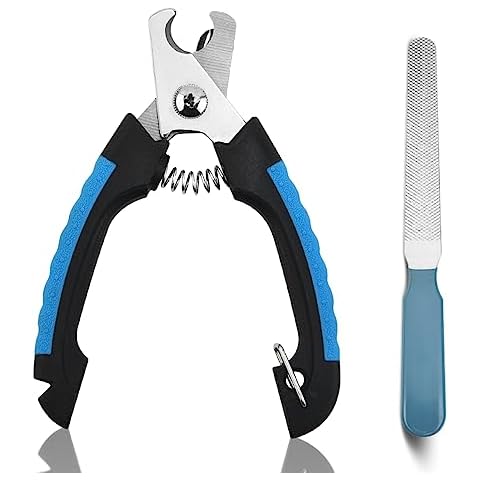 FidosFav Cat and Dog Nail Clipper Trimmer, with Safety Snaps and File, Powerful and Safe, Professional Pet Paw Care Clippers Cover
