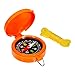 Allen Pocket Compass with Lid, Blaze Orange