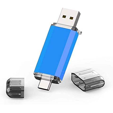 TOPESEL128GB OTG Flash Drive USB C Thumb Drive USB 3.0 Type C Dual Memory Stick for USB-C Smartphones,Tablets & New MacBook Cover