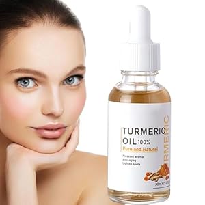 Dark Spot Corrector Serums, Niet-vette Kurkuma En Gember Herstellende Gezichtsserums 30ml, Natuurlijke kurkuma-essentie voor lichaam en gezicht Herstellende huid, witter maken en fijne Gimocool