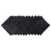 DII 100% Cotton, Machine Washable Everyday Basic Buffet Napkin, 16 x 16", Black, Set of 12