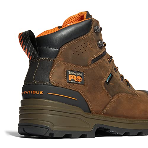Timberland PRO Timberland PRO Men's Magnitude 6 Inch Composite Safety Toe Waterproof, Mocha Underground Brown, 14W