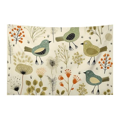 Drapeau de jardin saisonnier au motif poulet pour décorer votre cour en automne