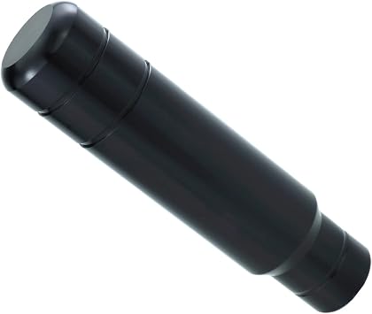 Shift Knob 5 in Aluminum Car Gear Shifter Head Weighted Grip Stick Handle for Most Manual Automatic Vehicles Black