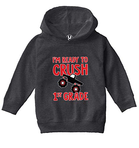 I'm Ready to Crush 1st Grade - Back to School Toddler/Youth Fleece Hoodie