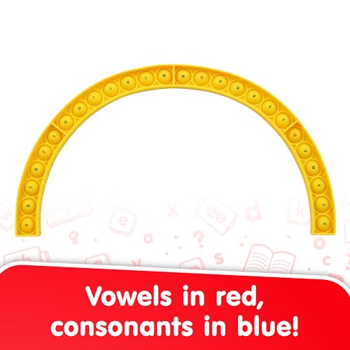 Image of Junior Learning Alphabet Arc Bubble Board, Double-Sided, Ages 4-7, Letter Recognition, K-2
