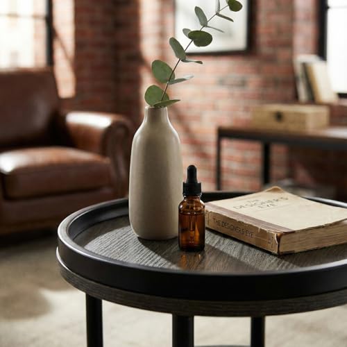 Mesa auxiliar redonda pequeña con 30% de descuento, diseño de 3 niveles - Image 6