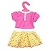 Produktbild xuew Mode-Kleid für 18 Zoll American & 43 cm Born Baby Doll Kleidung Accessoires Generationen Geburtstag des Mädchens Geschenk