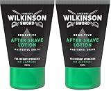 Wilkinson Sword Lotion après-rasage pour peaux sensibles, idéale pour les trousses de toil...