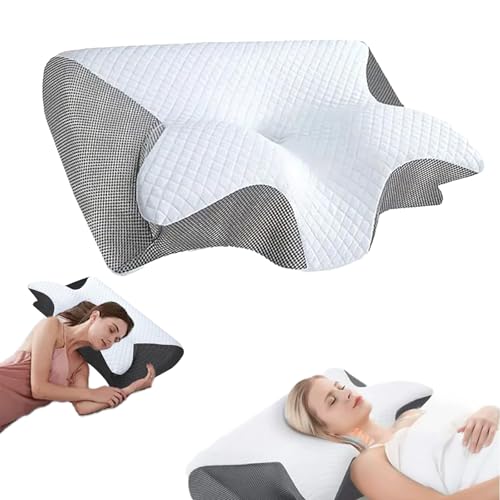 Cuscini ergonomici in memory foam, anti-russamento e supporto per apnea,