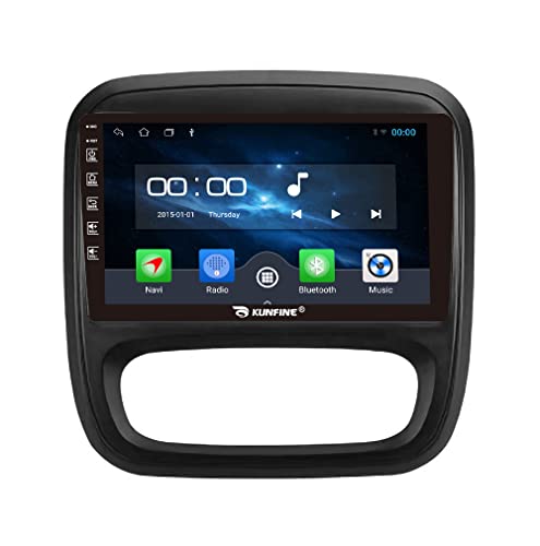 Car Audio Multimedia Android 10 Autoradio Car Navigation Reproductor Multimedia estéreo GPS Radio 2.5D Pantalla táctil paraRENAULT TRAFIC/Opel...