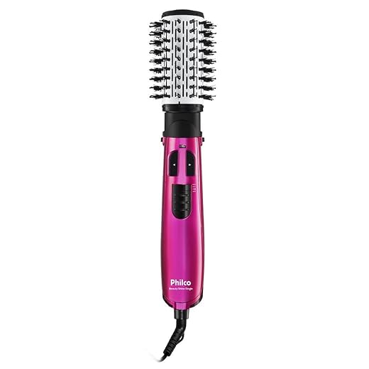 Escova Rotativa, Beauty Shine Single Pec03R, 1000W, Rosa, 220V, Philco
