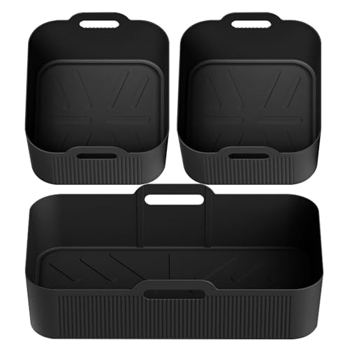 Panier de cuisson en silicone carré pour friteuse à air et four - 8
