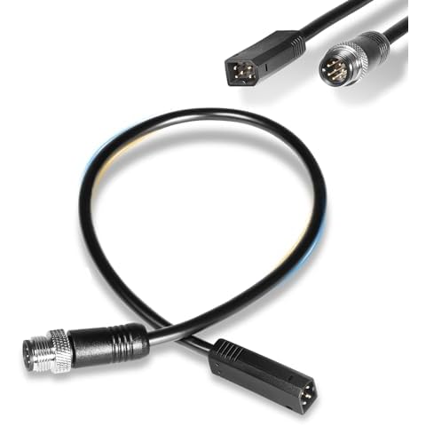 Bzcovac 720074-12 AS EC QDE Ethernet Adapter Cable for Humminbird G4N, G3N, G2N Helix Fishfinders to i-Pilot Link Trolling Motors Cover