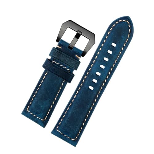 [DNYXGDGSL] 20mm 22mm 24mm 26mm u[U[Xgbv plC PAM441 PAM01144 PAM01313 EHb`ANZT[ YEHb`oh v(02-Blue black,22mm)