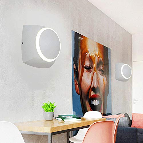 Applique murale LED carrée COB 5W blanche 3000K orientable - 3